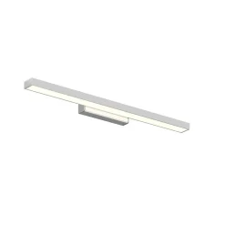 Lindby LED-spejllampe Alenia, 60 cm, krom, aluminium, IP44