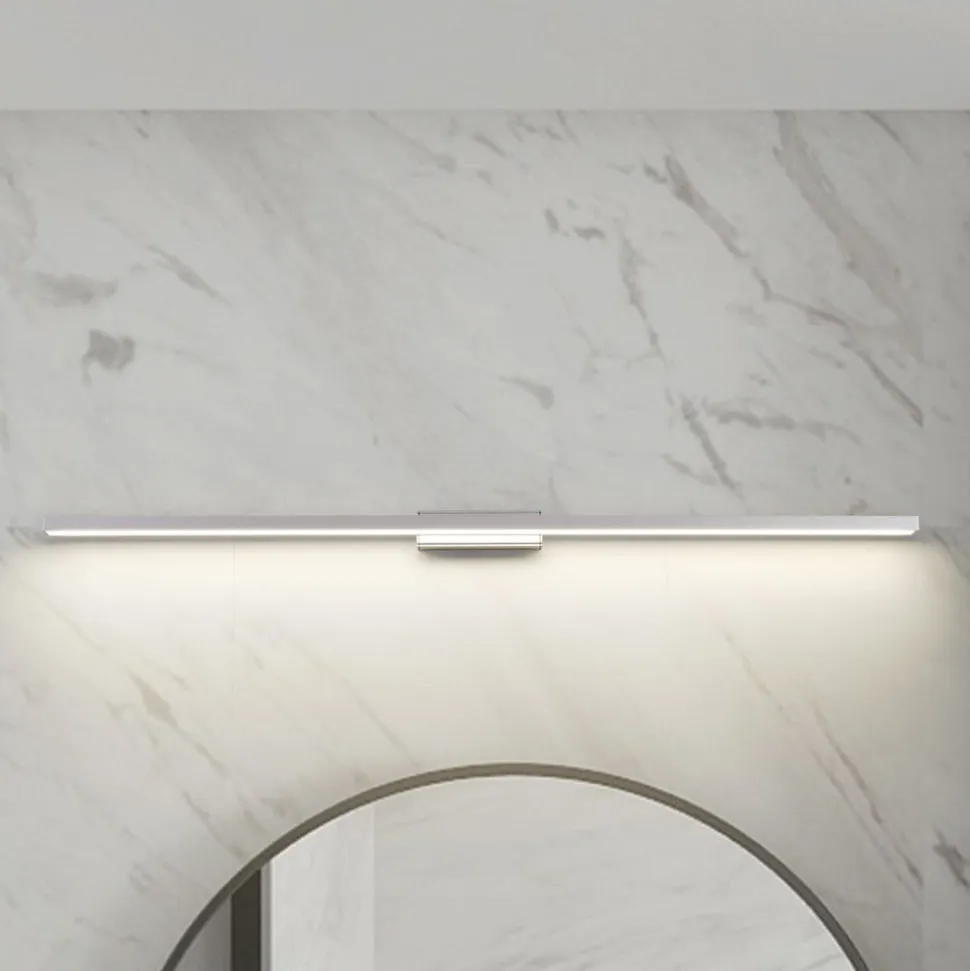 Lindby LED-spejllampe til badeværelset Alenia, 120 cm, IP44, grå