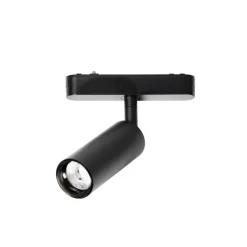 Lindby LED-spot 48 V Lumaro, sort, Ø 4 cm, aluminium, dæmpbar