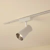 Lindby LED-spot 48 V Lumaro, hvid, Ø7cm, plast, dæmpbar