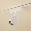 Lindby LED-spot 48 V Lumaro, hvid, Ø6cm, plast, dæmpbar