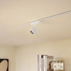 Lindby LED-spot 48 V Lumaro, hvid, Ø6cm, plast, dæmpbar