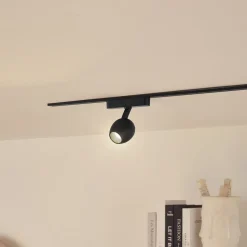 Lindby LED-spot 48 V Lumaro, sort, Ø 6,2 cm, dæmpbar