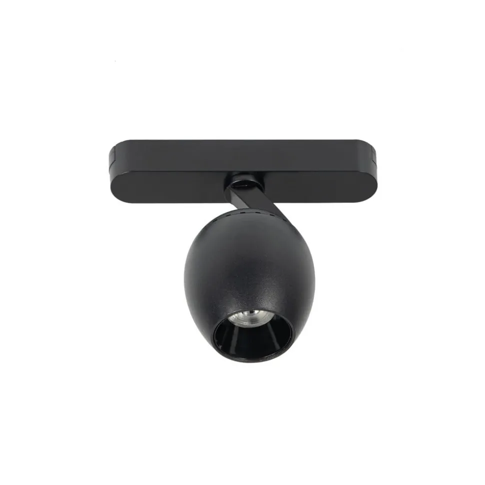 Lindby LED-spot 48 V Lumaro, sort, Ø 6,2 cm, dæmpbar