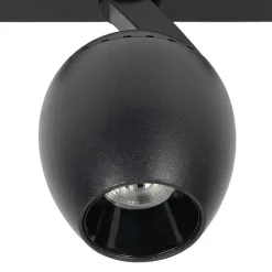 Lindby LED-spot 48 V Lumaro, sort, Ø 6,2 cm, dæmpbar