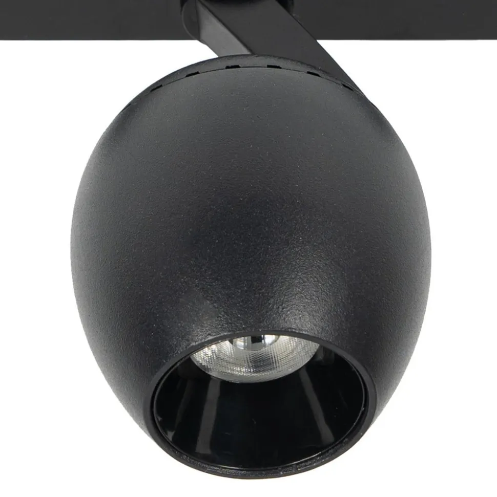 Lindby LED-spot 48 V Lumaro, sort, Ø 6,2 cm, dæmpbar