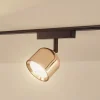 Lindby LED-spot 48 V Lumaro, rosaguld, Ø 8,2 cm, aluminium, dæmpbar