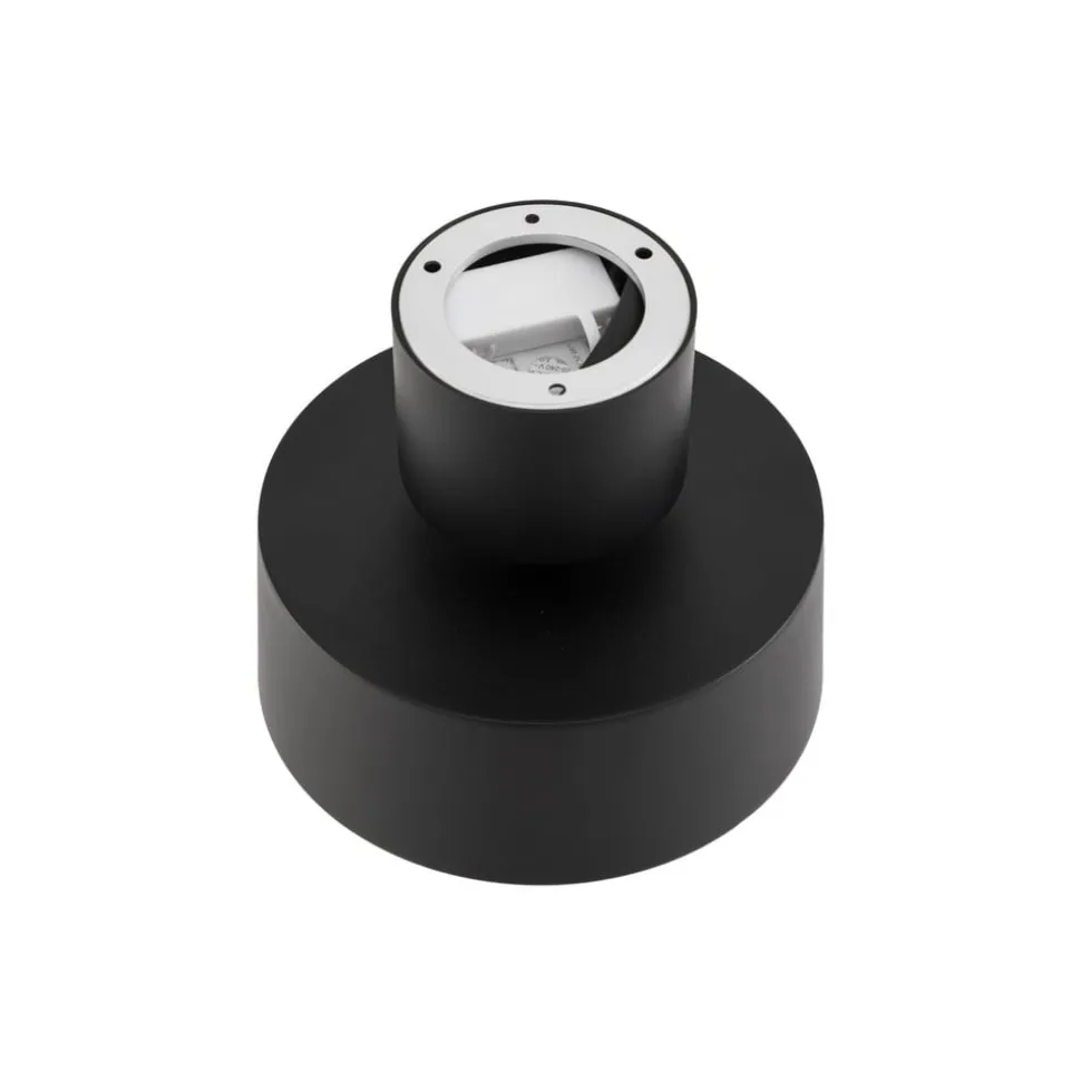 Lindby LED-spotlight Nivoria, Ø 14 cm, sort, drejelig