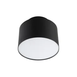 Lindby LED-spotlight Nivoria, 11 x 9 cm, sort, metal