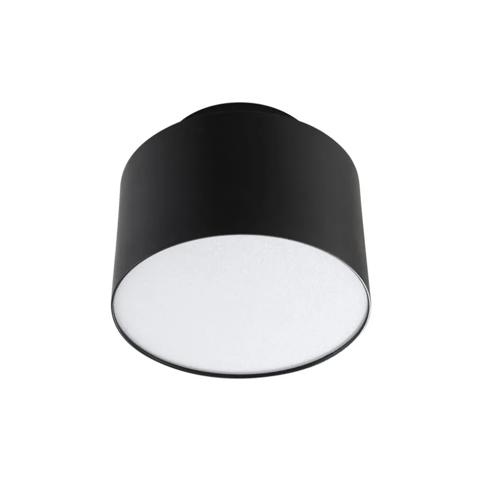 Lindby LED-spotlight Nivoria, 11 x 9 cm, sort, metal