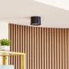 Lindby LED-spotlight Nivoria, Ø 12 cm, 15 W, sort, metal