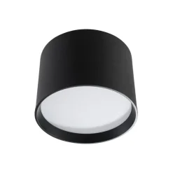 Lindby LED-spotlight Nivoria, Ø 12 cm, 15 W, sort, metal