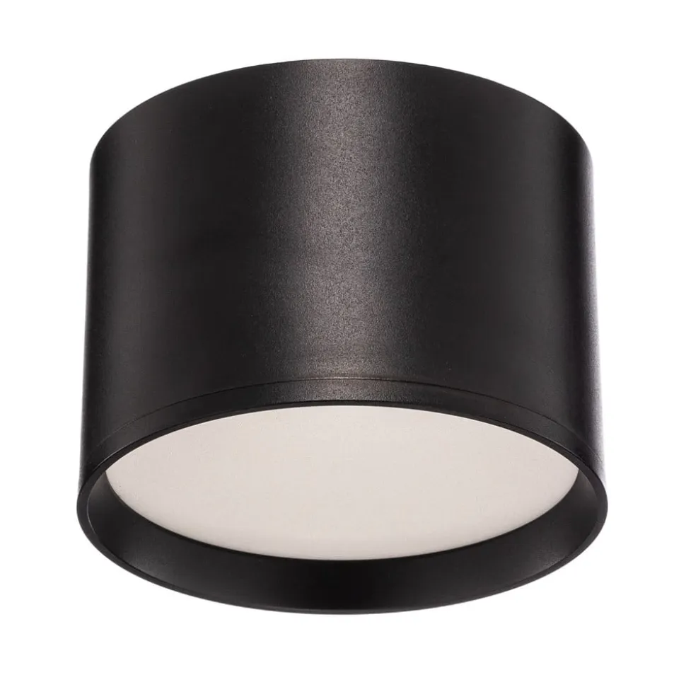 Lindby LED-spotlight Nivoria, Ø 12 cm, 15 W, sort, metal