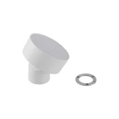 Lindby LED-spotlight Nivoria, Ø 14 cm, hvid, drejelig