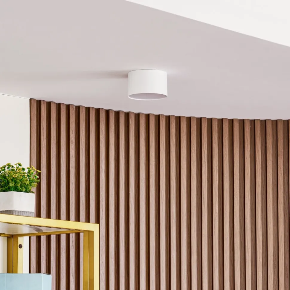 Lindby LED-spotlight Nivoria, Ø 11 cm, 9 W, hvid, metal