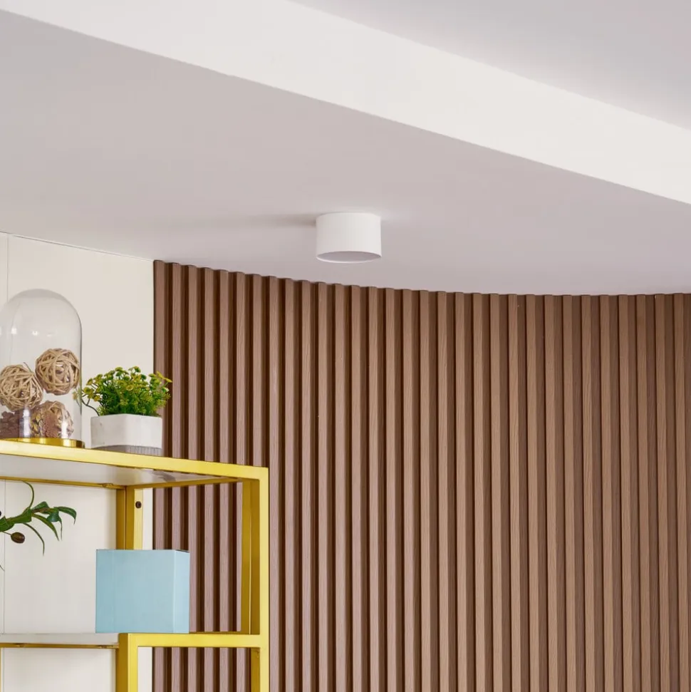 Lindby LED-spotlight Nivoria, Ø 11 cm, 9 W, hvid, metal