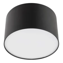 Lindby LED-spotlight Nivoria, 11 x 7 cm, sort, metal