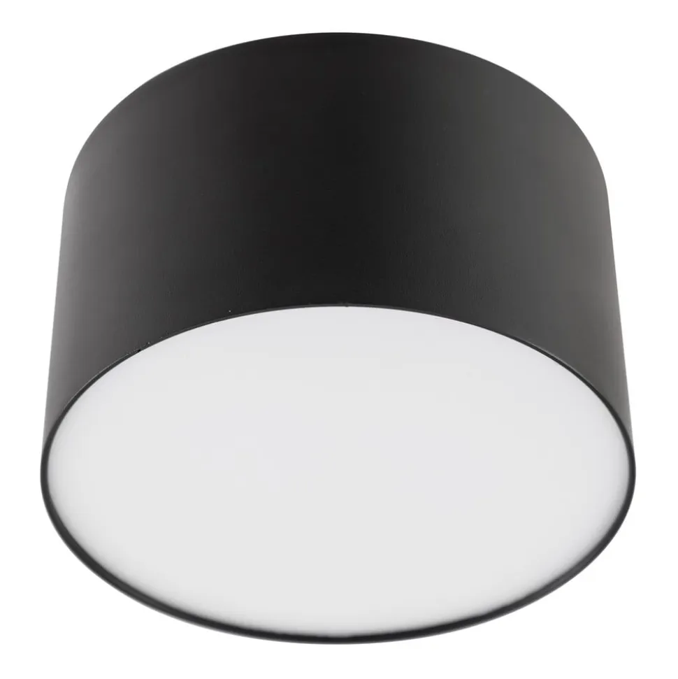 Lindby LED-spotlight Nivoria, 11 x 7 cm, sort, metal