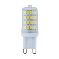 Lindby LED-stiftsokkelpære, G9 3W, klar, 4.000 K, 350 lm