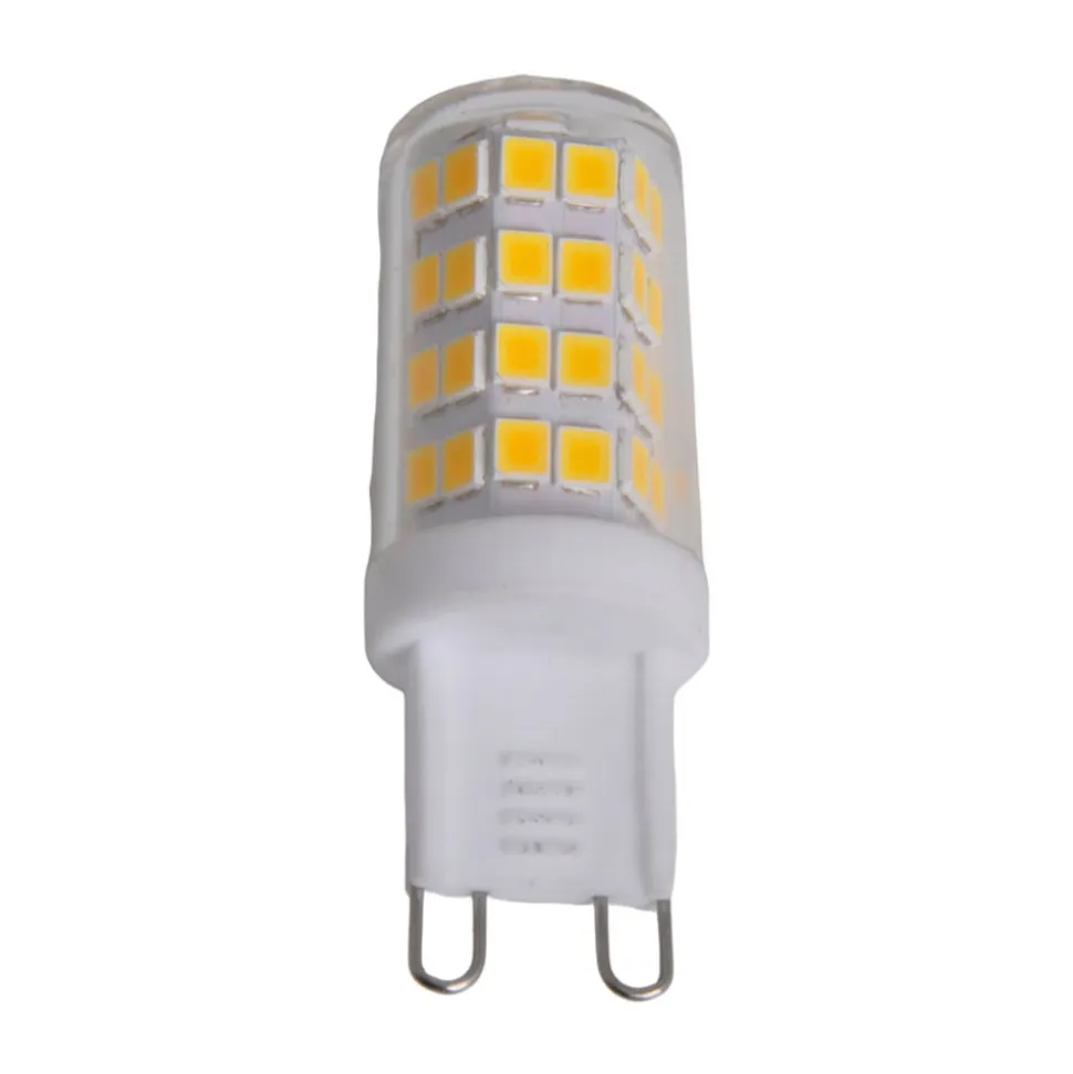 Lindby LED-stiftsokkelpære, G9, 3 W, klar, 3.000 K, 330 lm