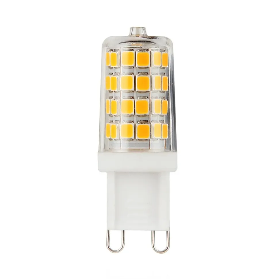Lindby LED-stiftsokkelpære, G9, 3 W, klar, 3.000 K, 330 lm