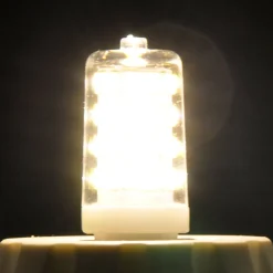 Lindby LED-stiftsokkelpære, G9, 3 W, klar, 3.000 K, 330 lm