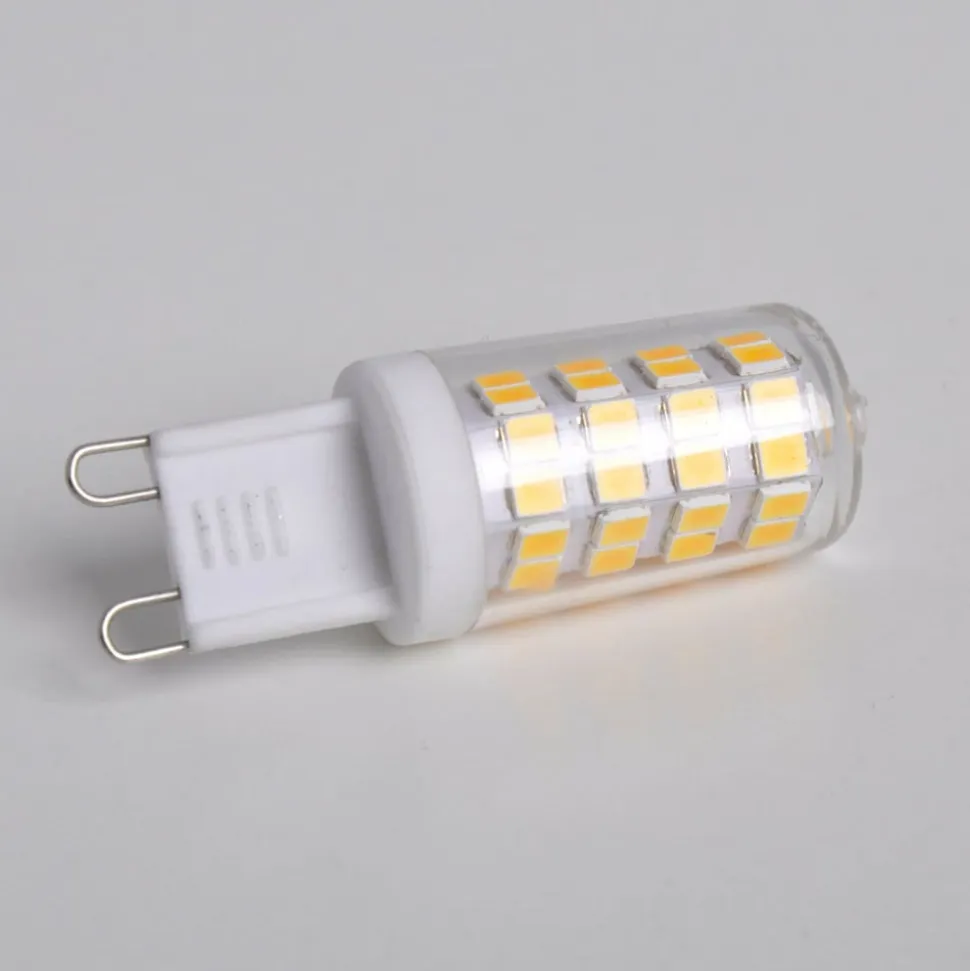 Lindby LED-stiftsokkelpære, G9, 3 W, klar, 3.000 K, 330 lm