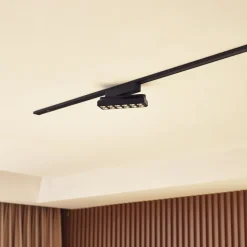 Lindby LED-strip 48 V Lumaro, sort, 12 punkter, dæmpbar