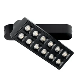 Lindby LED-strip 48 V Lumaro, sort, 12 punkter, dæmpbar