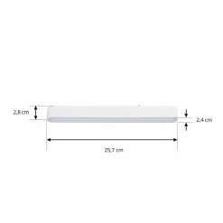 Lindby LED-strip 48 V Lumaro, hvid, 10W, plast, dæmpbar
