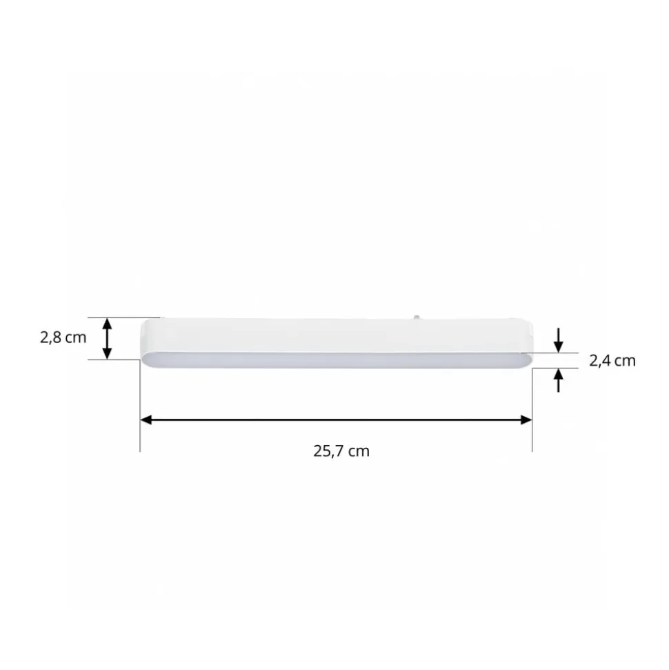 Lindby LED-strip 48 V Lumaro, hvid, 10W, plast, dæmpbar
