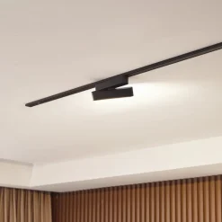 Lindby LED-strip 48 V Lumaro, sort, 5 W, drejelig, dæmpbar