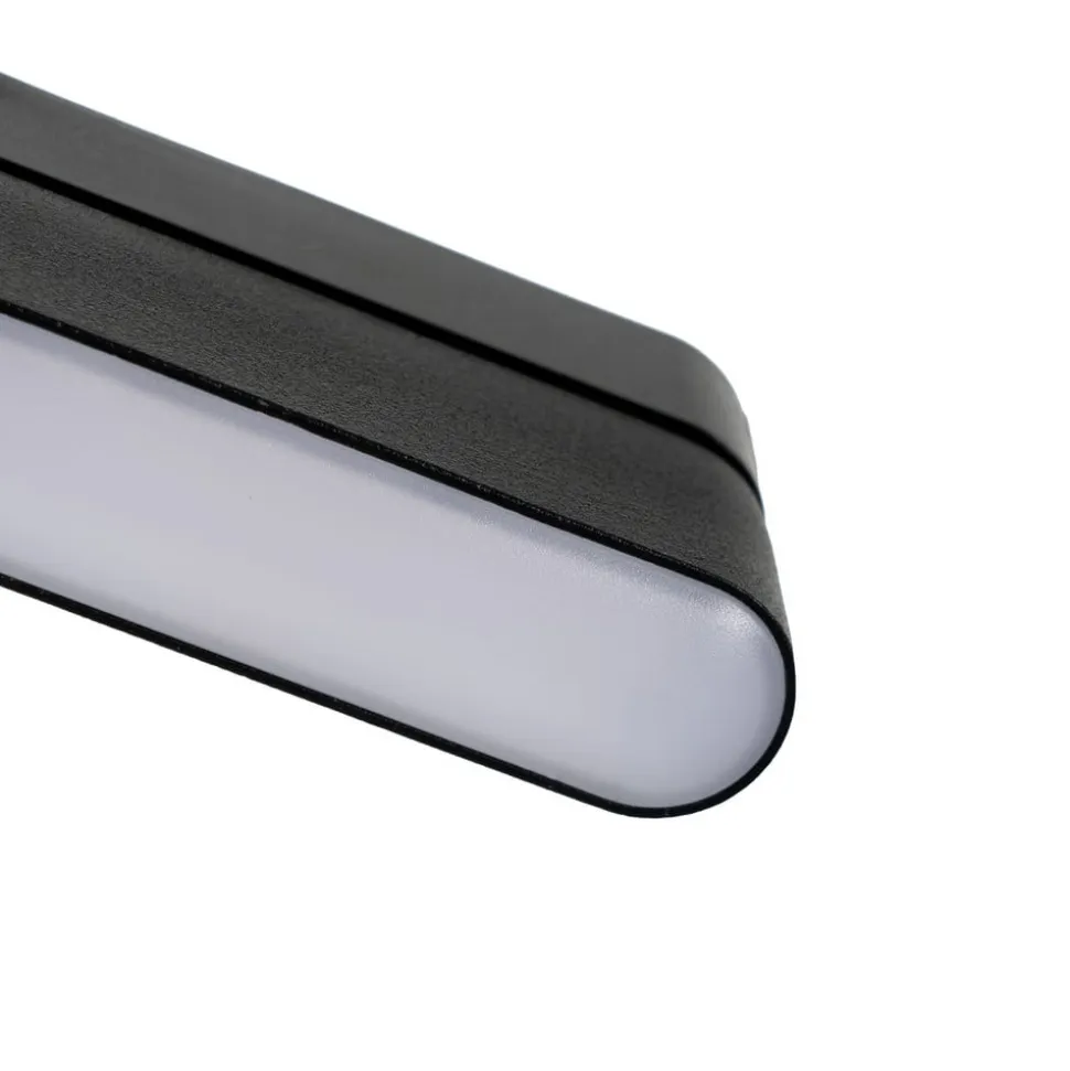 Lindby LED-strip 48 V Lumaro, sort, 5 W, drejelig, dæmpbar