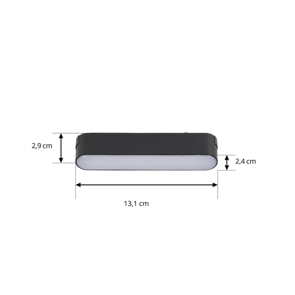 Lindby LED-strip 48 V Lumaro, sort,5W,plast,dæmpbar