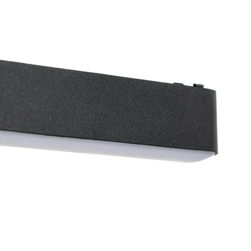 Lindby LED-strip 48 V Lumaro, sort,5W,plast,dæmpbar