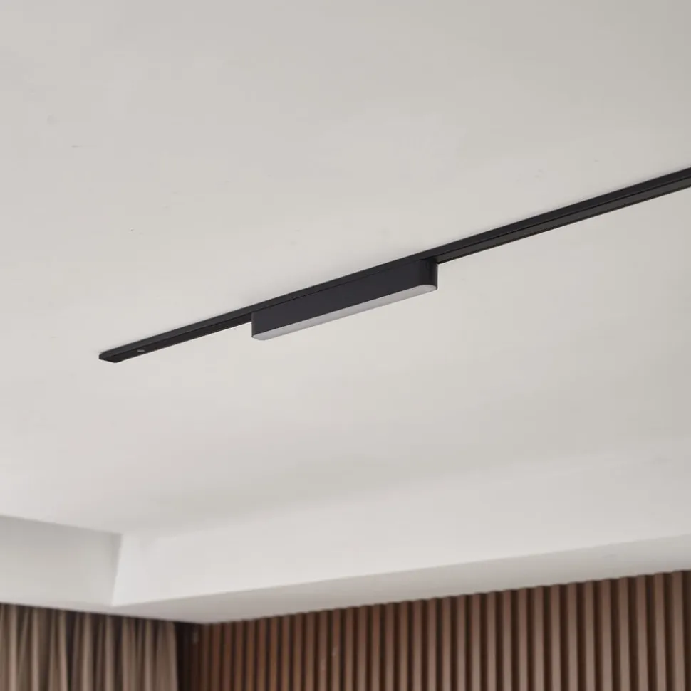 Lindby LED-strip 48 V Lumaro,sort,10W,plast,dæmpbar