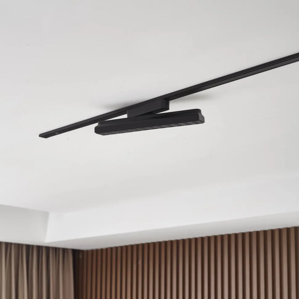 Lindby LED-strip 48 V Lumaro, sort, 24 punkter, dæmpbar
