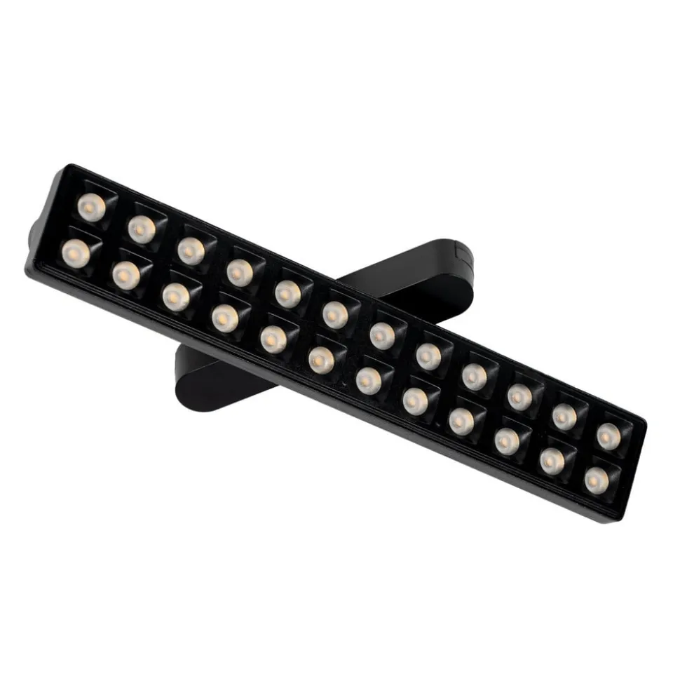 Lindby LED-strip 48 V Lumaro, sort, 24 punkter, dæmpbar