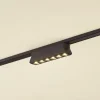 Lindby LED-strip 48 V Lumaro,sort,6 punkter,2,5cm,dæmpbar