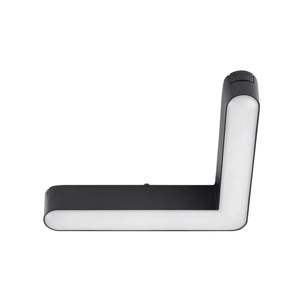 Lindby LED-strip 48V Lumaro, sort, L-formet, dæmpbar