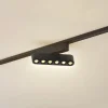 Lindby LED-strip 48V Lumaro,sort,6punkter,drejelig,dæmpbar