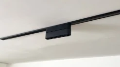 Lindby LED-strip 48V Lumaro,sort,6punkter,drejelig,dæmpbar