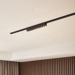 Lindby LED-strip 48V Lumaro,sort,12 punkter,2,4cm,dæmpbar