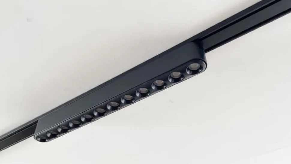 Lindby LED-strip 48V Lumaro,sort,12 punkter,2,4cm,dæmpbar