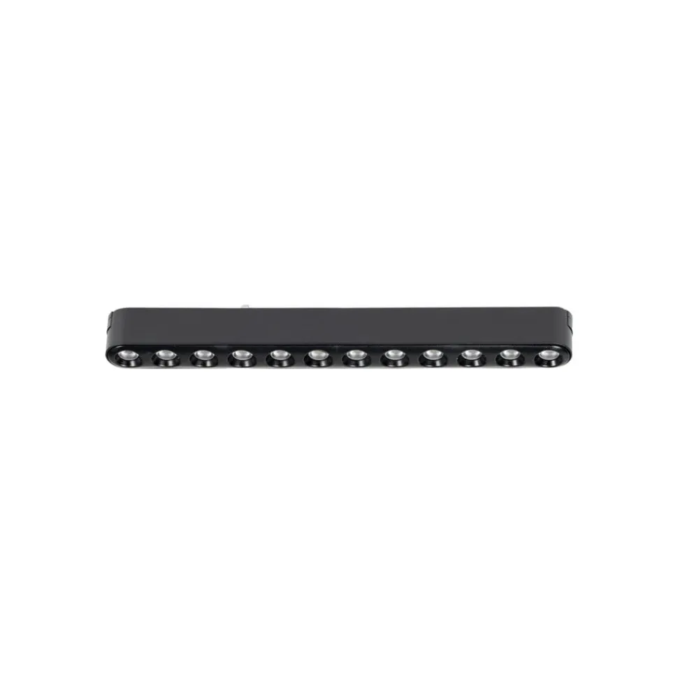 Lindby LED-strip 48V Lumaro,sort,12 punkter,2,4cm,dæmpbar
