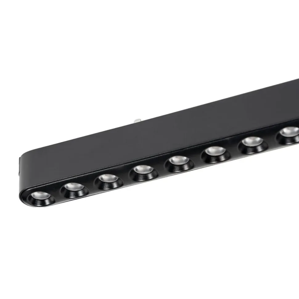 Lindby LED-strip 48V Lumaro,sort,12 punkter,2,4cm,dæmpbar