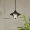 Lindby LED-udendørslampe Ketil, sort, jordspyd, batteri