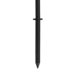 Lindby LED-udendørslampe Ketil, sort, jordspyd, batteri
