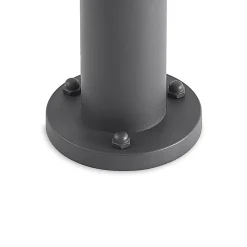 Lindby LED-udendørslampe Keily, cirkel, antracit, metal