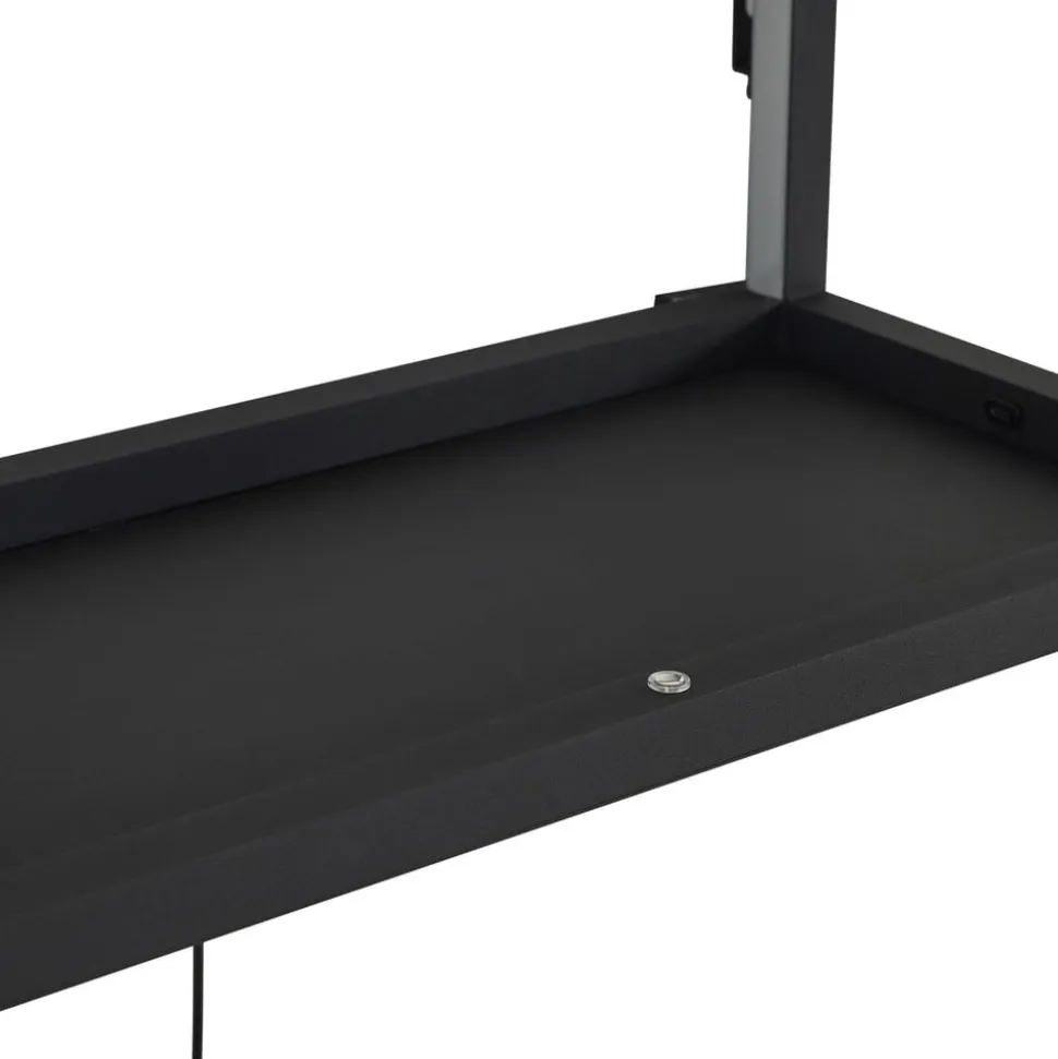 Lindby LED-væglampe Birta, stik, hylde, 51 cm, USB